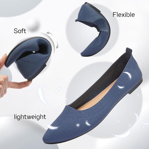 Shupua Women's Pointed Toe Ballet Flats in Saudi Arabia