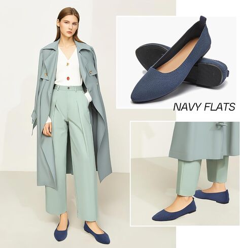 Shupua Women's Pointed Toe Ballet Flats in Saudi Arabia