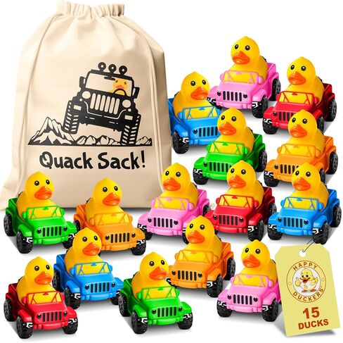 15 Pack Jeep Ducks for Ducking – 2.4" Rubber Duckies for Jeep Lovers, Baby Bath Toy, Mini Ducks for Jeeps, Fun Bath Toys for Babies, Jeep Gifts, Rubber Ducks in Bulk in Saudi Arabia
