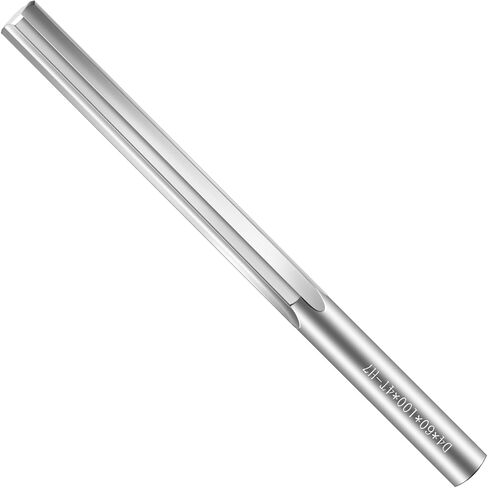 2.5mm Chucking Reamer, Tungsten Carbide Lathe Reamer H7 4 Straight Flutes, 100mm Round Shank, for Milling and Cutting Stainless Steel, Alloy, and Copper Metals in Kuwait