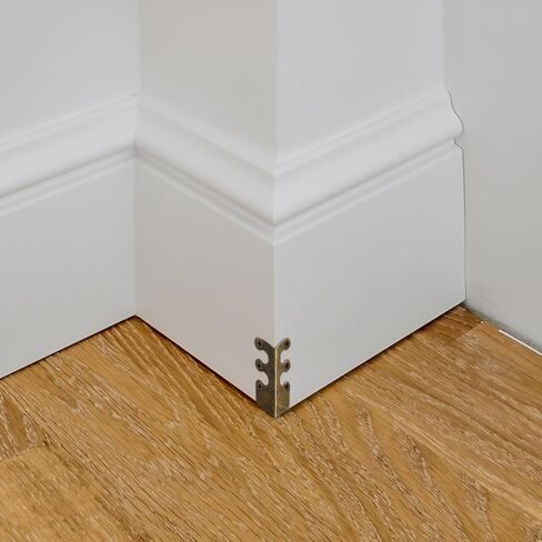 BLULU 12 PCS Basboard Corner Watserators for Furniture ، حماة الزاوية النحاسية اللوح ، Skiffers المعدنية العتيقة (البرونز) in Kuwait