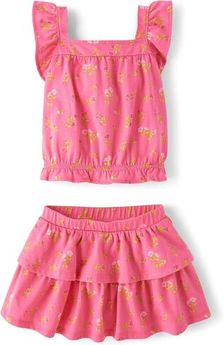The Children's Place baby-girls And Toddler Tank Top and Skort 2 Piece Outfit Set in Saudi Arabia