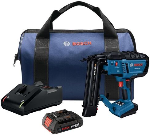 BOSCH GNH18V-18MN 18V Brushless 18-Gauge Brad Nailer - Cordless Power, Fastens up to 2,000 Nails per Charge, One-Handed Activation, Tool-Free Jam Clearing, Double LED Light (Bare Tool) in Saudi Arabia