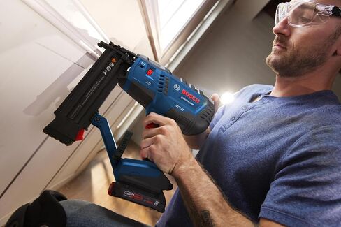 BOSCH GNH18V-18MN 18V Brushless 18-Gauge Brad Nailer - Cordless Power, Fastens up to 2,000 Nails per Charge, One-Handed Activation, Tool-Free Jam Clearing, Double LED Light (Bare Tool) in Saudi Arabia