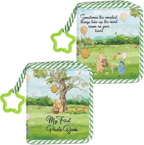 ألبوم Winnie the Pooh Baby Memory Soft ، صورة ألبومتي العائلية الأولى ، ألبوم صور Pooh Toddler ، كتاب My First Photo Book ، Winnie Baby Photo For Babies Newborn for Newborn Toddler Kids 5.5 × 7 بوصة in Kuwait