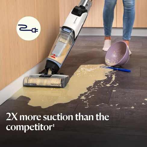 BISSELL CrossWave Edge, Multi-Surface Hard Floor Cleaner Wet Dry Vacuum with Zero-Gap Edge Technology, 4111A in Saudi Arabia