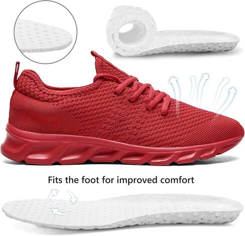 Tvtaop Running Shoes Womens Sneakers Non Slip Tennis Walking Shoes | for Workout Gym Sport Shoes|Lightweight|Comfort Daily Walking and Long-term Standing|Mesh Upper|Breathable in Saudi Arabia