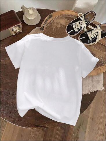 RoseSeek Short Sleeve Graphic Round Neck Cute Tops Tee Shirts | Casual Print T-Shirts, Hanging Out, Summer Beach Vacation in Saudi Arabia