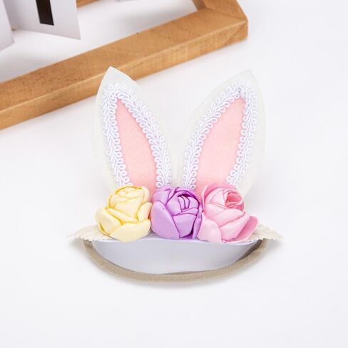 طفلة kidocheese easter bunny ars عصابات الأرنب أذني نايلون الشعر لالتزامات طفل الأطفال المولود in Saudi Arabia