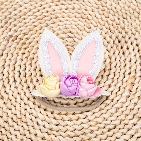 طفلة kidocheese easter bunny ars عصابات الأرنب أذني نايلون الشعر لالتزامات طفل الأطفال المولود in Saudi Arabia