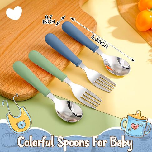 2 Pcs 8.2" Large Kids Porcelain Plates with Silicone Sleeves Toddlers Divided Plates Extra Deep White Porcelain Dishes 2 Pack Spoons and Forks Set Microwave Dishwasher Friendly(Pink,Purple) in Kuwait