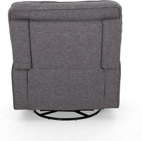 Merax Swivel Glider Rocking Chair for Nursery, Push Back Recliner Armchair for Living Room in Saudi Arabia