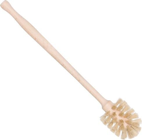 REDECKER Bottle Brush Cleaner - Horsehair and Beechwood Handle for Vases, Pitchers, Mugs, and Baby Bottles, 13-3/4 Inch, Dense Natural Bristles - Wooden Bottle Brush - Bottle Brush Wood Handle in Saudi Arabia