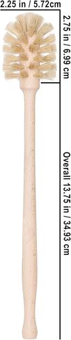 REDECKER Bottle Brush Cleaner - Horsehair and Beechwood Handle for Vases, Pitchers, Mugs, and Baby Bottles, 13-3/4 Inch, Dense Natural Bristles - Wooden Bottle Brush - Bottle Brush Wood Handle in Saudi Arabia