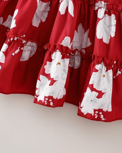 Kids Toddler Dress Baby Girl Summer Clothes Sleeveless Ruffle Smocked Dresses Little Girls Casual Boho Beach Sundress in Kuwait
