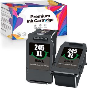 Wiseta Compatible Ink Cartridge Replacement for Canon 245XL (Black 2 Pack)