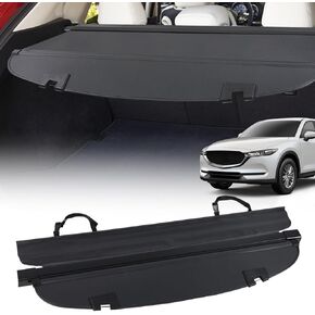 غطاء شحن قابل للسحب من AUXMART لسيارة Mazda CX-50 2023 2024 2025 غطاء أمان لصندوق السيارة الخلفي غطاء حماية لصندوق السيارة Mazda CX50، ألياف الكربون