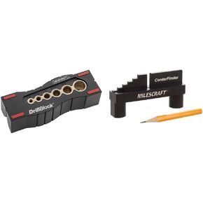 Milescraft 1312 Drill Block + Milescraft 8408 Center Finder