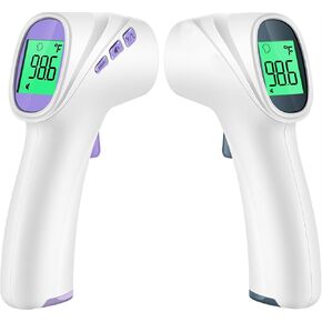 Forehead Thermometer for Adults and Kids - 2000 Purple & Gray