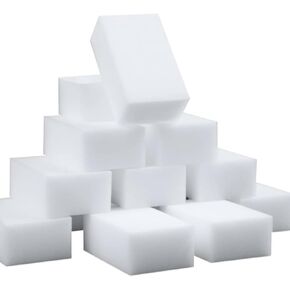 150 PCS Klickpick Home Magic Cleaning Sponge In Bulk White Sponges Melamine Foam Cleaning Pad - Eraser Sponge for All Surface – Bathroom, Kitchen, Floor, Baseboard, Wall Cleaner