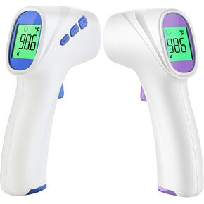 Forehead Thermometer for Adults and Kids - 2000 White & Purple