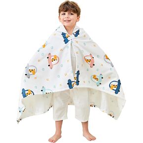 saftan Baby Bath Hooded Towels, Super Soft and Absorbent, Baby Towel Beach | Pool Towels for Baby Kids Ages 0-8, Baby Essentials for Newborn Boys and Girls |30X50 in |Love Strawberry