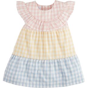 Mud Pie Baby Girls Children's Mixed Gingham Dress