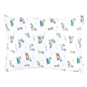 Hudson Baby Unisex Baby Cotton Toddler Pillow Case, Surfer Dude, One Size
