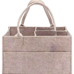 Baby Caddy Organizer with Handle, Set of 2 (light brown)