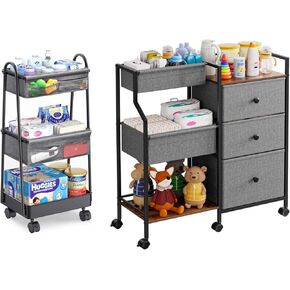 Organizer and Storage Cart - 2 Packs