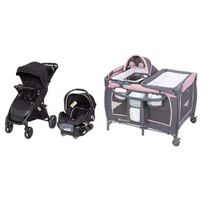 Baby Trend Tango Travel System with Bassinet, Changing Table, and Music Center