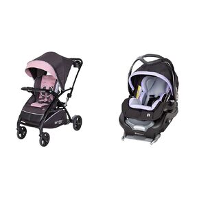 Baby Trend Sit N' Stand 5-in-1 Shopper Stroller with Secure Snap Tech 35 Infant Car Seat