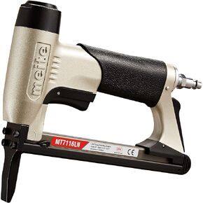 meite MT7116LN Pneumatic Long Nose Staple Gun with 3/8 Inch Length 22 Gauge 71 Series 316 Stainless Steel Staples
