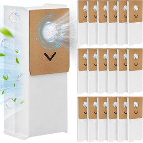 18 عبوات فراغ أكياس لفراغات Eureka Cordless Cleaner NEC490BL ، أكياس الغبار الفراغية للذات.