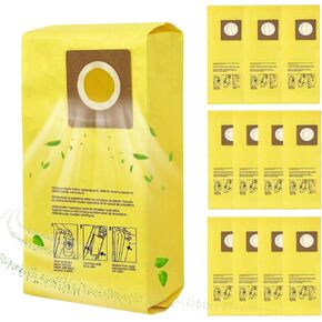 12 Pack AH10243 Vacuum Cleaner Bags Replacement for Hoover HushTone Commercial CU2 Upright Vacuum CH54113, CH54115 Series | Allergen Filtration & Leak-Proof Design