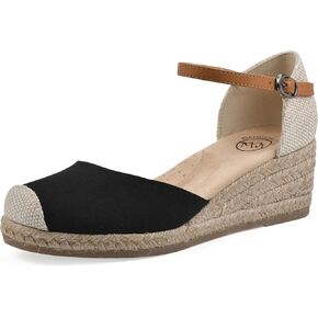 WHITE MOUNTAIN Women's Maintain Mini-Heel Espadrille Sandal