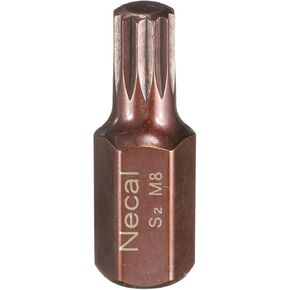HARFINGTON M6 Torx Screwdriver Bit 10mm Hex Shank 30mm Length Magnetic Security Tamper Proof 12 Point Head Hex Bits S2 Steel Screw Driver Bit
