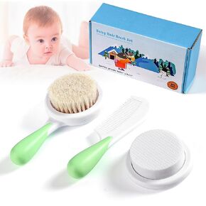 Safety first silicone baby cradle cap brush and comb Set for newborns, babies, and toddlers ，best hair scalp brush for baby,silicone handle