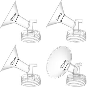 Breast Pump Parts for Spectra S1 S2, Replacement Pump Parts 24 mm Flange Compatible with Motif Luna/Amada MYA, for Spectra Shields Accessories