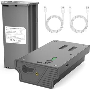 2 Pack New Reveal Lipo Lithium Battery Pack for Tactacam Reveal SK, X, XB, X Pro, Pro 3.0, X Gen 2.0, X Gen 3.0 Trail Camera Rechargeable Battery Replacement (6000mAh Capacity)