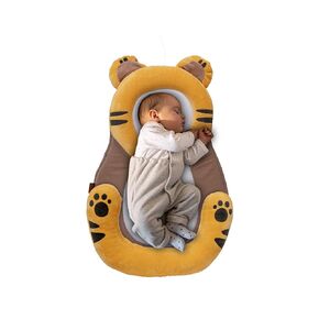 Baby Lounger for Newborns, Soft & Breathable Nest, Ideal for Home & Travel, Animal-Themed (Tiger), Ergonomic & Portable. Perfect Baby Gift