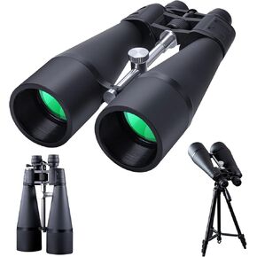 30-260X80 High Power Binoculars for Adults, Outdoor Long Range Binoculars for Birdwatching Hunting Stargazing Travel with Tripod Adapter and Carrying Case (Black, 30-260X80)