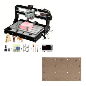 CNC 3018-PRO Router Kit and 3018 MDF Spoilboard