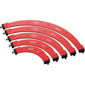 Router Corner Radius Template Router Radius Jig Router Corner Jig Aluminum Alloy Corner Routing Guide Set R100 R150 R200 R250 R300 Use with Router Table,Handheld Router