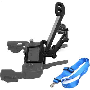 O'woda Cellphone/Tablet Mount Holder Adjustable Extended Bracket with Controller Neck Lanyard for DJI Spark/Mavic Pro/Mini SE/Mavic Air Remote Controller Accessories (Not for Mavic 2 Pro)