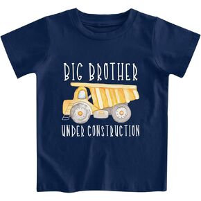 Big Brother T Shirt for Toddler Boys Big Bro T-Shirt Pregnancy Announcement Short Sleeve Clothes 2-7 Years