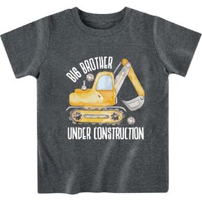 الأخ الأكبر تي شيرت للأولاد الصغار Big Bro Bro T-Shirt إعلان الحمل على الأكمام قصيرة 2-7 سنوات in Kuwait