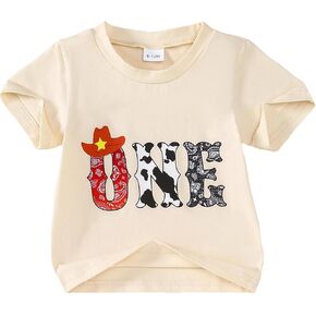 Baby Boy First Birthday Outfit 1st Birthday T-Shirt Farm One Year Old Clothes First Birthday Gift