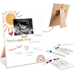 هنا يأتي إطار علامة استحمام Sun Baby ، بدائل دفتر ضيوف استحمام الطفل ، ديكورات تكشف بين الجنسين ، ديكور استحمام الطفل ، هدايا تكشف عن الطفل لتوقع أمي ، إطار صورة الطفل مع 12 علامة ، A7