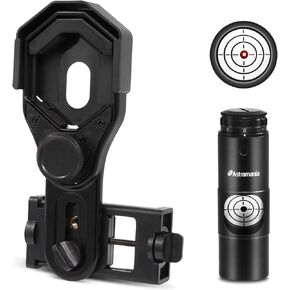 Astromania 1.25" Next Generation Laser Collimator - Bundle with - Smartphone Photography Adapter